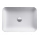 Duravit Lavabo à poser Cape Cod 55x40 cm, sans trop-plein, blanc satin-1