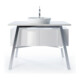 Duravit Lavabo à poser Cape Cod d 48 cm, avec trop-plein, blanc