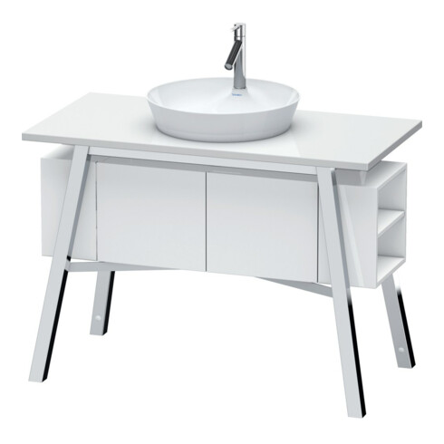 Duravit Lavabo à poser Cape Cod d 48 cm, avec trop-plein, blanc satin mat