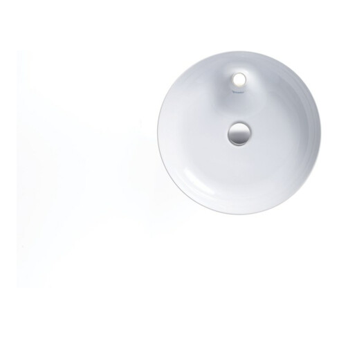 Duravit Lavabo à poser Cape Cod d 48 cm, avec trop-plein, blanc satin mat
