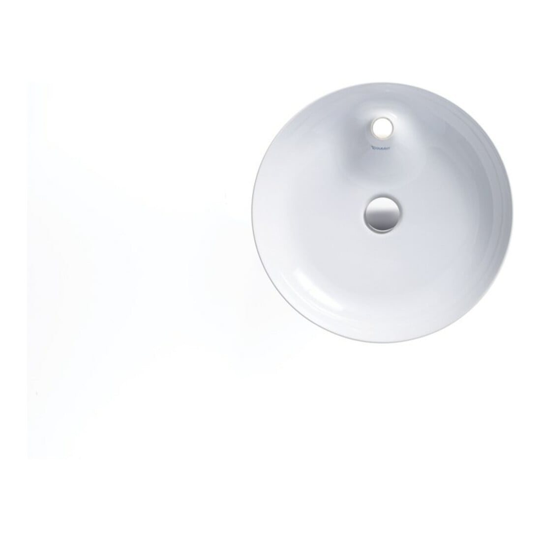 Duravit Lavabo à poser Cape Cod d 48 cm, avec trop-plein, blanc satin mat