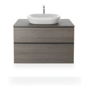 Duravit Lavabo à poser D-Neo 60x40 cm, sans trop-plein, blanc