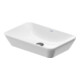 Duravit Lavabo à poser D-Neo 60x40 cm, sans trop-plein, sans perçage, blanc-1