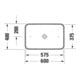 Duravit Lavabo à poser D-Neo 60x40 cm, sans trop-plein, sans perçage, blanc-5