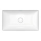 Duravit Lavabo à poser DuraSquare 60x34,5 cm, sans trop-plein, blanc