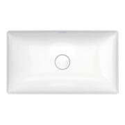 Duravit Lavabo à poser DuraSquare 60x34,5 cm, sans trop-plein, blanc-2