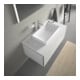 Duravit Lavabo à poser DuraSquare 60x34,5 cm, sans trop-plein, blanc
