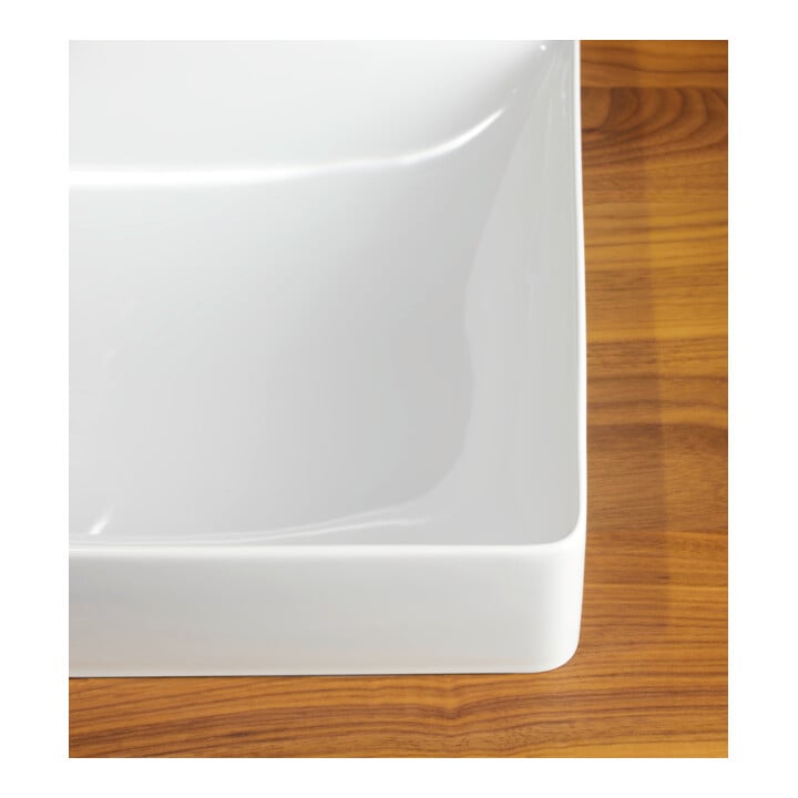 Duravit Lavabo à poser DuraSquare 60x34,5 cm, sans trop-plein, blanc
