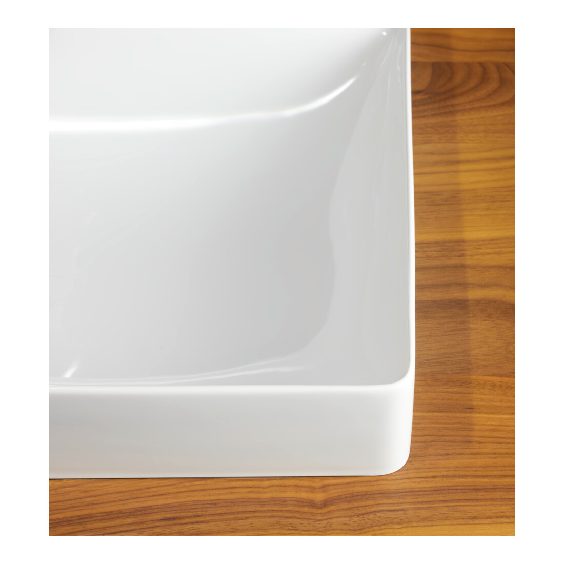 Duravit Lavabo à poser DuraSquare 60x34,5 cm, sans trop-plein, blanc