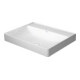 Duravit Lavabo à poser DuraSquare 60x47 cm, sans trop-plein, avec trop-plein, sans trou de robinet, blanc-1