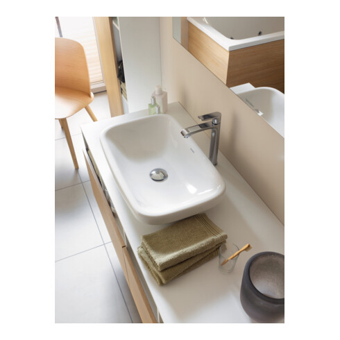 Duravit Lavabo à poser DuraStyle 60x38 cm, fermé, sans trop-plein, blanc