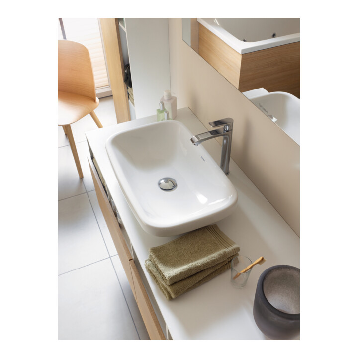 Duravit Lavabo à poser DuraStyle 60x38 cm, fermé, sans trop-plein, blanc