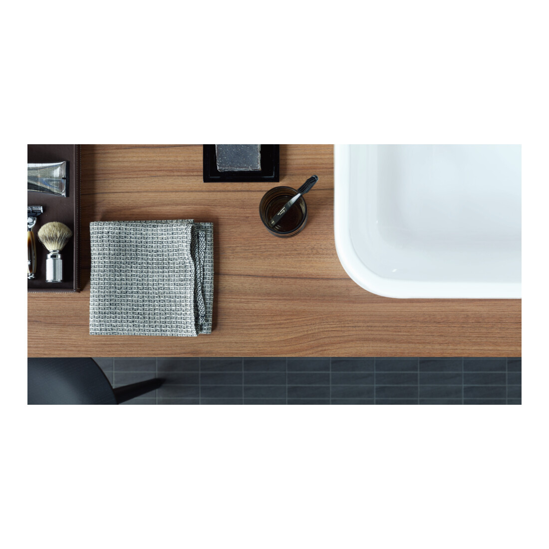 Duravit Lavabo à poser DuraStyle 60x38 cm, fermé, sans trop-plein, blanc