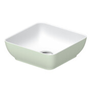 Duravit Lavabo à poser DuroCast + Sivida 30x30cm, I.Fa w m, Ext. Fa vert pâle ma