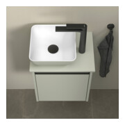 Duravit Lavabo à poser DuroCast + Sivida 30x30cm, I.Fa w m, Ext. Fa vert pâle ma-4