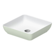 Duravit Lavabo à poser DuroCast + Sivida 40x40 cm, I.Fa w m, Ext. Fa vert pâle ma