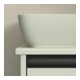 Duravit Lavabo à poser DuroCast + Sivida 40x40 cm, I.Fa w m, Ext. Fa vert pâle ma