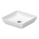 Duravit Lavabo à poser DuroCast + Sivida 40x40cm, blanc mat soyeux-1