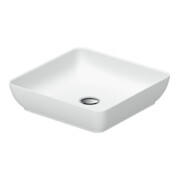 Duravit Lavabo à poser DuroCast + Sivida 40x40cm, blanc mat soyeux