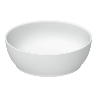 Duravit Lavabo à poser DuroCast + Sivida d= 30 cm, blanc mat soyeux
