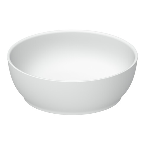 Duravit Lavabo à poser DuroCast + Sivida d= 30 cm, blanc mat soyeux