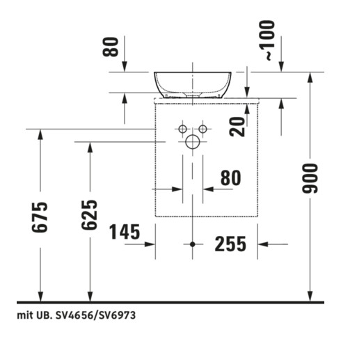 Duravit Lavabo à poser DuroCast + Sivida d= 30 cm, blanc mat soyeux