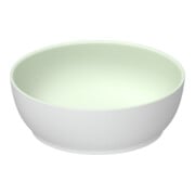 Duravit Lavabo à poser DuroCast + Sivida d 30 cm, I.Fa vert pâle m, Auß.Fa blanc m