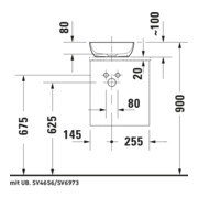Duravit Lavabo à poser DuroCast + Sivida d 30 cm, I.Fa vert pâle m, Auß.Fa blanc m-2