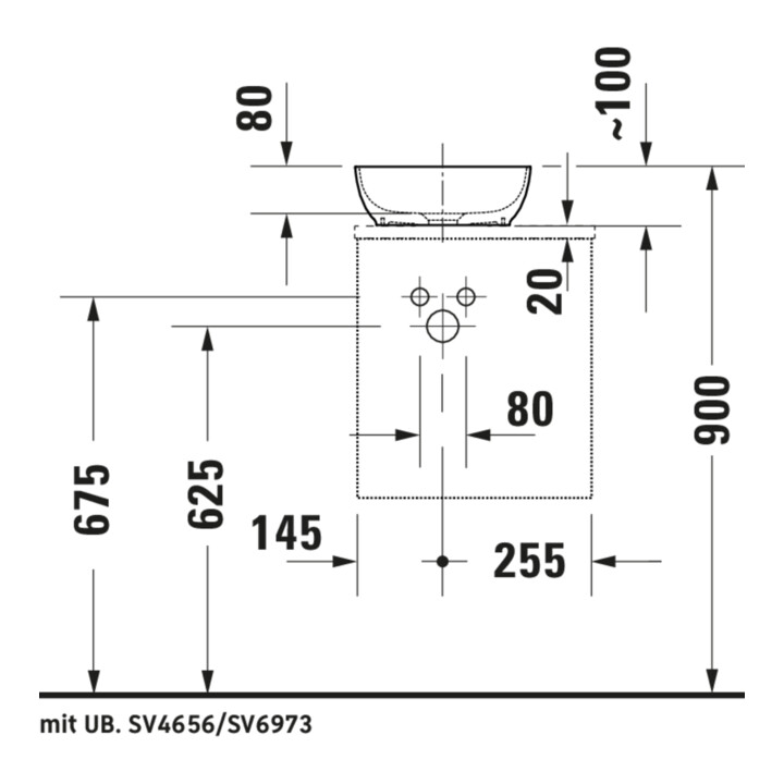 Duravit Lavabo à poser DuroCast + Sivida d 30 cm, I.Fa vert pâle m, Auß.Fa blanc m