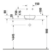 Duravit Lavabo à poser DuroCast + Sivida d 30 cm, I.Fa vert pâle m, Auß.Fa blanc m-4