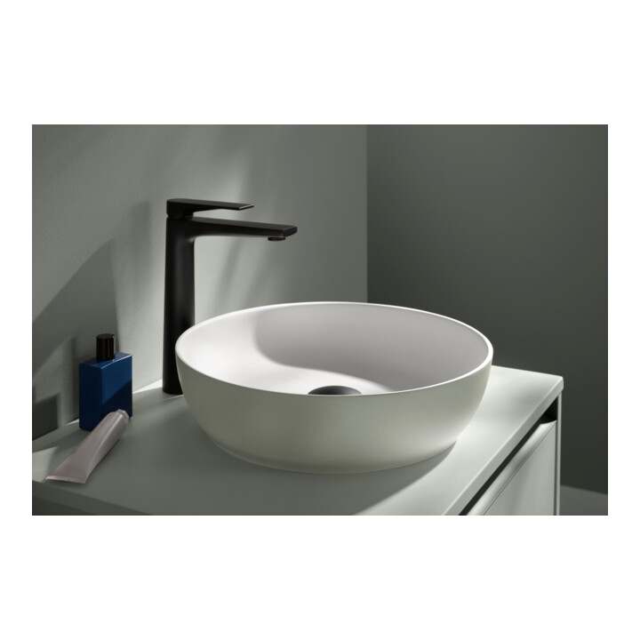 Duravit Lavabo à poser DuroCast + Sivida d 40 cm, I.Fa w m, Couleur ext. vert pâle ma