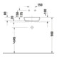 Duravit Lavabo à poser DuroCast + Sivida d 40 cm, vert clair I.Fa, blanc Auß.Fa