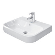 Duravit Lavabo à poser Happy D.2 60x46 cm, fermé, avec trop-plein, blanc-4