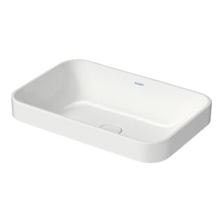 Duravit Lavabo à poser Happy D.2 Plus 60x40 cm, blanc/anthracite mat