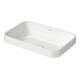Duravit Lavabo à poser Happy D.2 Plus 60x40 cm, blanc/anthracite mat-1