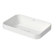 Duravit Lavabo à poser Happy D.2 Plus 60x40 cm, blanc/anthracite mat