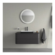 Duravit Lavabo à poser Happy D.2 Plus 60x40 cm, blanc/anthracite mat-4