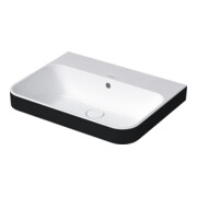Duravit Lavabo à poser Happy D.2 Plus 60x46 cm, blanc/anthracite mat