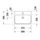 Duravit Lavabo à poser Happy D.2 Plus 60x46 cm, blanc/anthracite mat-5