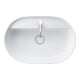 Duravit Lavabo à poser Luv 60x40 cm, blanc, avec trop-plein, sans trou robinet, avec trop-plein HLB-5