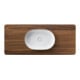 Duravit Lavabo à poser Luv 60x40 cm, fermé, sans trop-plein, blanc