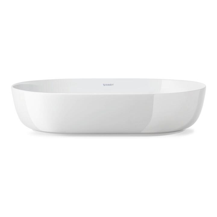Duravit Lavabo à poser Luv 60x40 cm, fermé, sans trop-plein, blanc