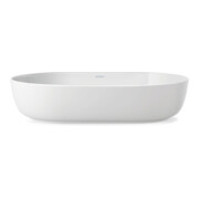 Duravit Lavabo à poser Luv 60x40 cm, fermé, sans trou robinet, blanc/blanc