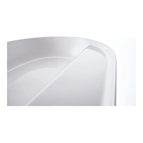 Duravit Lavabo à poser Luv 80x40 cm, blanc, avec trop-plein, sans vidage, avec trop-plein lavabo