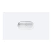 Duravit Lavabo à poser Luv 80x40 cm, blanc, avec trop-plein, sans vidage, avec trop-plein lavabo-4