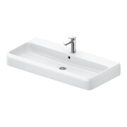 Duravit Lavabo à poser Qatego 100x47 cm, blanc, mitigeur haut, fermé