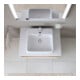 Duravit Lavabo à poser Qatego 50x47 cm, blanc brillant, avec trou robinet, trop-plein-2