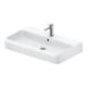 Duravit Lavabo à poser Qatego 80x47 cm, blanc, mitigeur haut, fermé-1