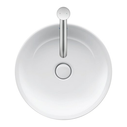 Duravit Lavabo à poser White Tulip d 43 cm, sans trop-plein, blanc