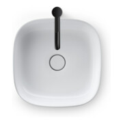 Duravit Lavabo à poser Zencha 42x42 cm, sans trop-plein, blanc mat s-matt-2
